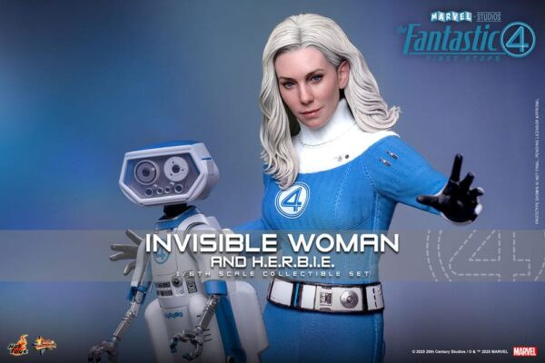 The Fantastic Four: First Steps Movie Masterpiece Akció Figura 2-Pack 1/6 Invisible Woman & H.E.R.B.I.E. 28 cm The Fantastic Four: First Steps Movie Masterpiece Akció Figura 2-Pack 1/6 Invisible Woman & H.E.R.B.I.E. 28 cm
