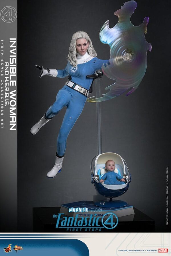 The Fantastic Four: First Steps Movie Masterpiece Akció Figura 2-Pack 1/6 Invisible Woman & H.E.R.B.I.E. 28 cm The Fantastic Four: First Steps Movie Masterpiece Akció Figura 2-Pack 1/6 Invisible Woman & H.E.R.B.I.E. 28 cm