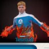 The Fantastic Four: First Steps Movie Masterpiece Akció Figura 1/6 Human Torch 30 cm