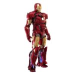 Iron Man Movie Masterpiece Diecast Akció Figura 1/6 Iron Man Mark III (Armor Suit Up Version) 32 cm