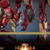 Iron Man Movie Masterpiece Diecast Akció Figura 1/6 Iron Man Mark III (Armor Suit Up Version) 32 cm Iron Man Movie Masterpiece Diecast Akció Figura 1/6 Iron Man Mark III (Armor Suit Up Version) 32 cm