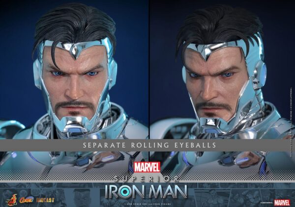 Marvel Comic Diecast Masterpiece Akció Figura 1/6 Superior Iron Man 32 cm Marvel Comic Diecast Masterpiece Akció Figura 1/6 Superior Iron Man 32 cm