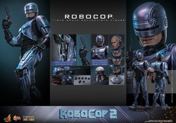 RoboCop 2 Movie Masterpiece Diecast Akció Figura 1/6 RoboCop 30 cm