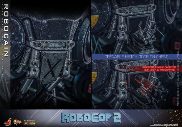 RoboCop 2 Movie Masterpiece Diecast Akció Figura 1/6 RoboCain 40 cm RoboCop 2 Movie Masterpiece Diecast Akció Figura 1/6 RoboCain 40 cm