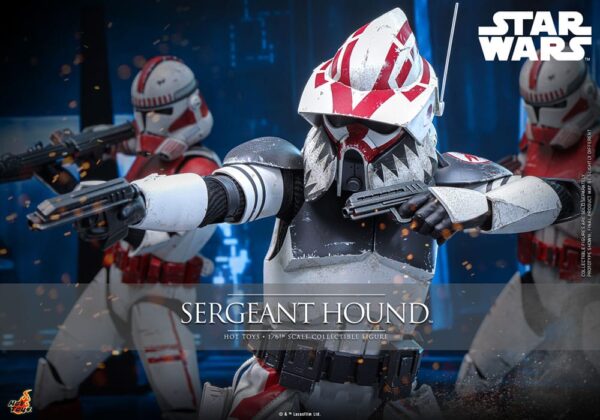 Star Wars: The Clone Wars Akció Figura 1/6 Sergeant Hound 30 cm Star Wars: The Clone Wars Akció Figura 1/6 Sergeant Hound 30 cm