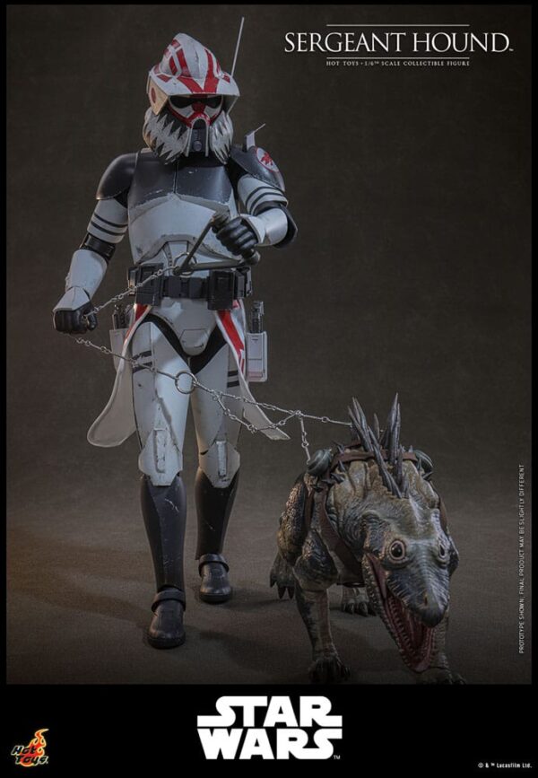 Star Wars: The Clone Wars Akció Figura 1/6 Sergeant Hound 30 cm Star Wars: The Clone Wars Akció Figura 1/6 Sergeant Hound 30 cm