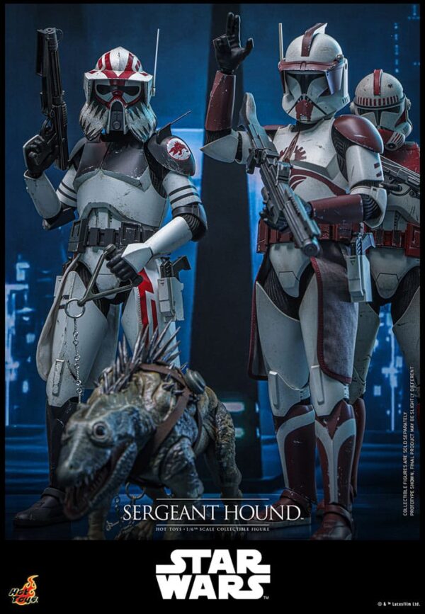 Star Wars: The Clone Wars Akció Figura 1/6 Sergeant Hound 30 cm Star Wars: The Clone Wars Akció Figura 1/6 Sergeant Hound 30 cm