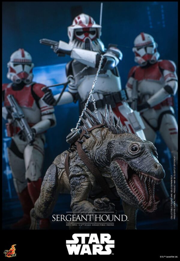 Star Wars: The Clone Wars Akció Figura 1/6 Sergeant Hound 30 cm Star Wars: The Clone Wars Akció Figura 1/6 Sergeant Hound 30 cm