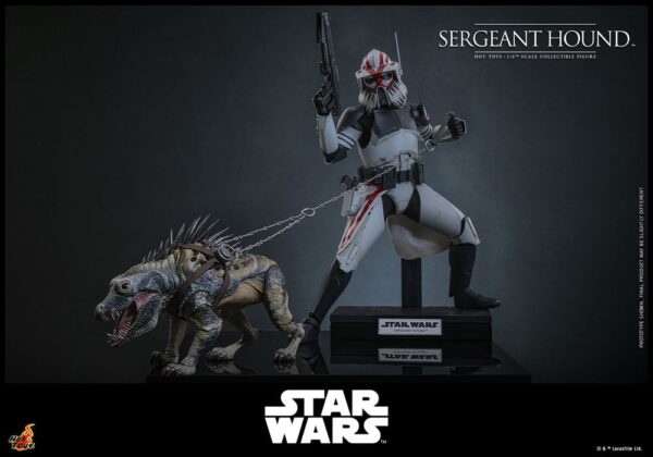 Star Wars: The Clone Wars Akció Figura 1/6 Sergeant Hound 30 cm Star Wars: The Clone Wars Akció Figura 1/6 Sergeant Hound 30 cm