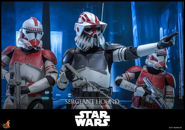 Star Wars: The Clone Wars Akció Figura 1/6 Sergeant Hound 30 cm Star Wars: The Clone Wars Akció Figura 1/6 Sergeant Hound 30 cm