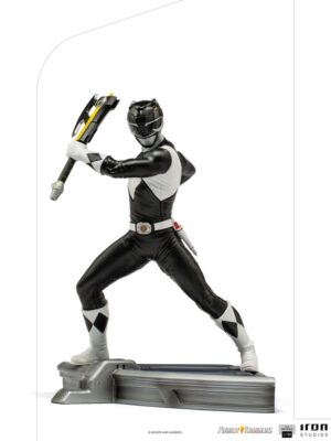 Power Rangers BDS Art Scale Szobor 1/10 Black Ranger 17 cm