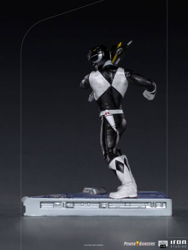 Power Rangers BDS Art Scale Szobor 1/10 Black Ranger 17 cm