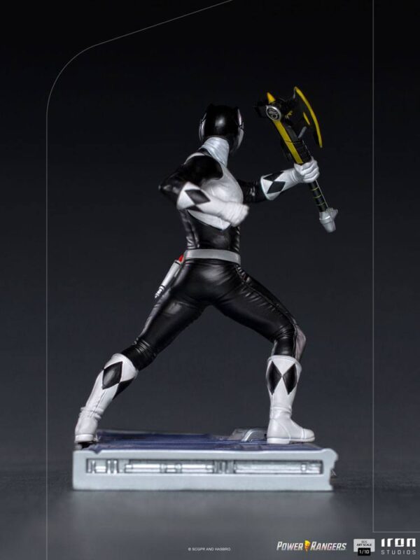 Power Rangers BDS Art Scale Szobor 1/10 Black Ranger 17 cm