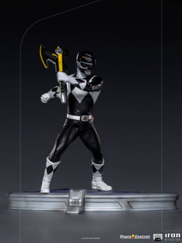 Power Rangers BDS Art Scale Szobor 1/10 Black Ranger 17 cm
