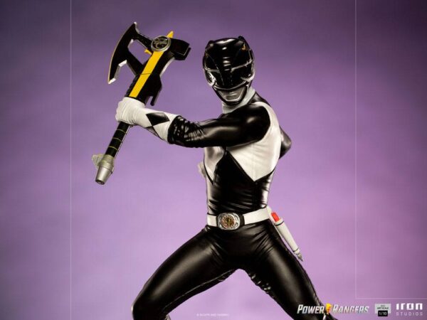 Power Rangers BDS Art Scale Szobor 1/10 Black Ranger 17 cm