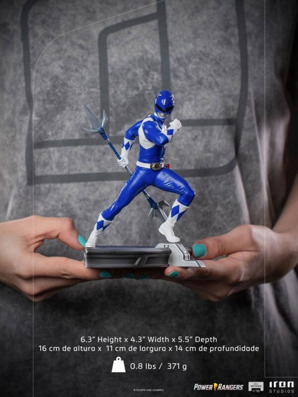 Power Rangers BDS Art Scale Szobor 1/10 Blue Ranger 16 cm