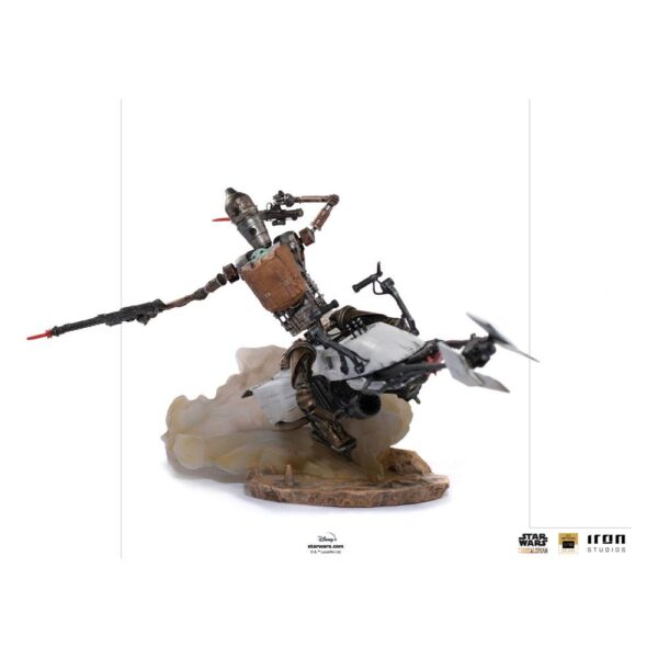 Star Wars The Mandalorian Deluxe Art Scale Szobor 1/10 IG-11 & The Child 20 cm