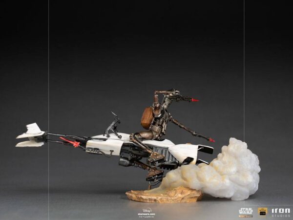 Star Wars The Mandalorian Deluxe Art Scale Szobor 1/10 IG-11 & The Child 20 cm