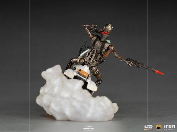 Star Wars The Mandalorian Deluxe Art Scale Szobor 1/10 IG-11 & The Child 20 cm