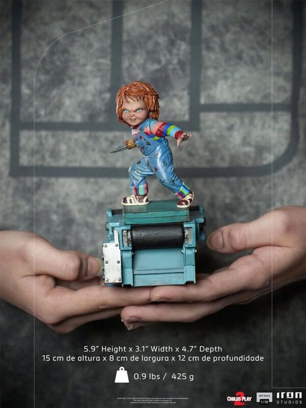 Child's Play 2 Art Scale Szobor 1/10 Chucky 15 cm Child's Play 2 Art Scale Szobor 1/10 Chucky 15 cm