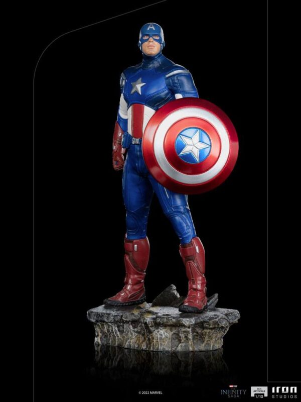 The Infinity Saga BDS Art Scale Szobor 1/10 Captain America Battle of NY 23 cm
