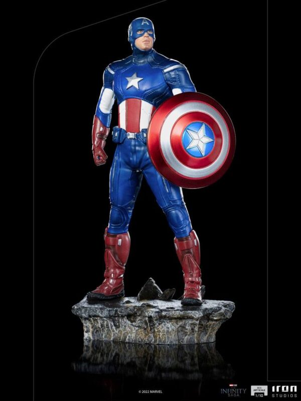 The Infinity Saga BDS Art Scale Szobor 1/10 Captain America Battle of NY 23 cm