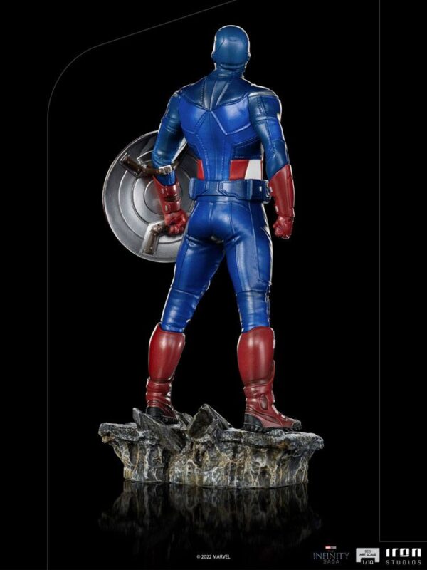 The Infinity Saga BDS Art Scale Szobor 1/10 Captain America Battle of NY 23 cm