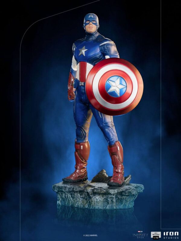 The Infinity Saga BDS Art Scale Szobor 1/10 Captain America Battle of NY 23 cm