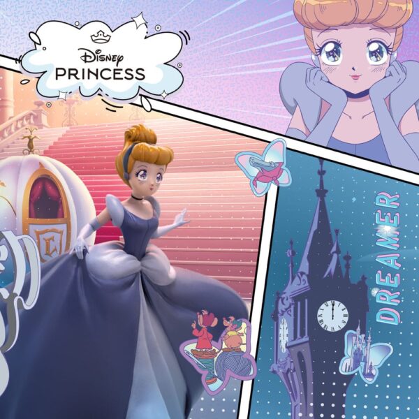 Disney Anime Princess Scale Szobor Cinderella 19 cm Disney Anime Princess Scale Szobor Cinderella 19 cm