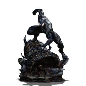Marvel BDS Art Scale Szobor 1/10 Spider-Man Black Costume 20 cm