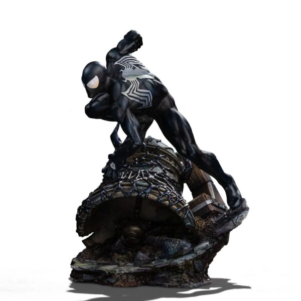 Marvel BDS Art Scale Szobor 1/10 Spider-Man Black Costume 20 cm
