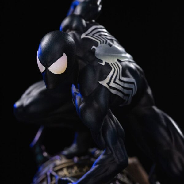 Marvel BDS Art Scale Szobor 1/10 Spider-Man Black Costume 20 cm
