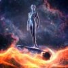 Fantastic Four Art Scale Szobor 1/10 Silver Surfer 27 cm