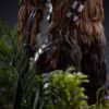 Star Wars Episode VI Art Scale Szobor 1/10 Chewbacca and Tokkat 22 cm