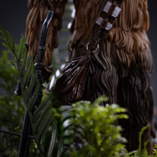 Star Wars Episode VI Art Scale Szobor 1/10 Chewbacca and Tokkat 22 cm