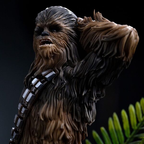 Star Wars Episode VI Art Scale Szobor 1/10 Chewbacca and Tokkat 22 cm