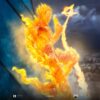 Fantastic Four Art Scale Szobor 1/10 Human Torch 30 cm Fantastic Four Art Scale Szobor 1/10 Human Torch 30 cm