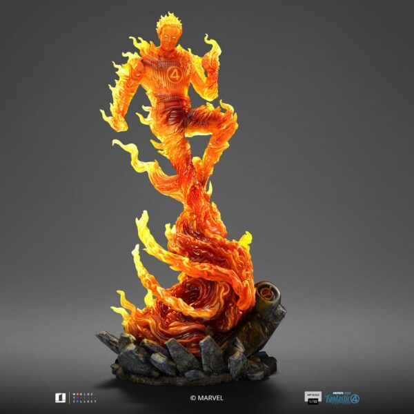 Fantastic Four Art Scale Szobor 1/10 Human Torch 30 cm Fantastic Four Art Scale Szobor 1/10 Human Torch 30 cm