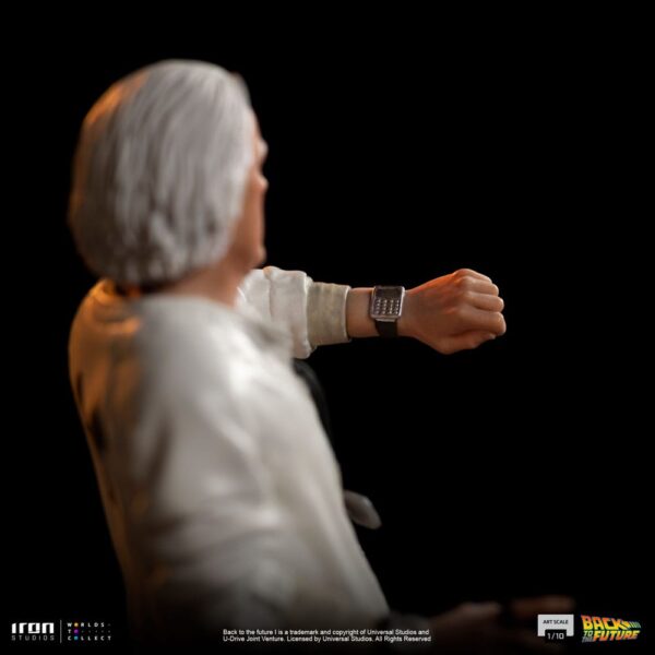 Back to the Future Art Scale Szobor 1/10 Doc Brown 22 cm