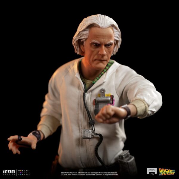 Back to the Future Art Scale Szobor 1/10 Doc Brown 22 cm