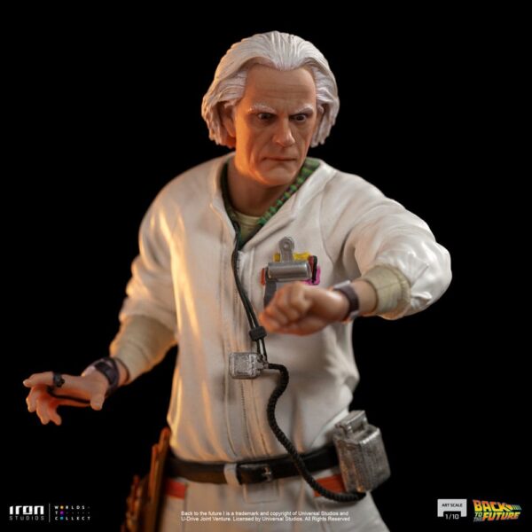 Back to the Future Art Scale Szobor 1/10 Doc Brown 22 cm