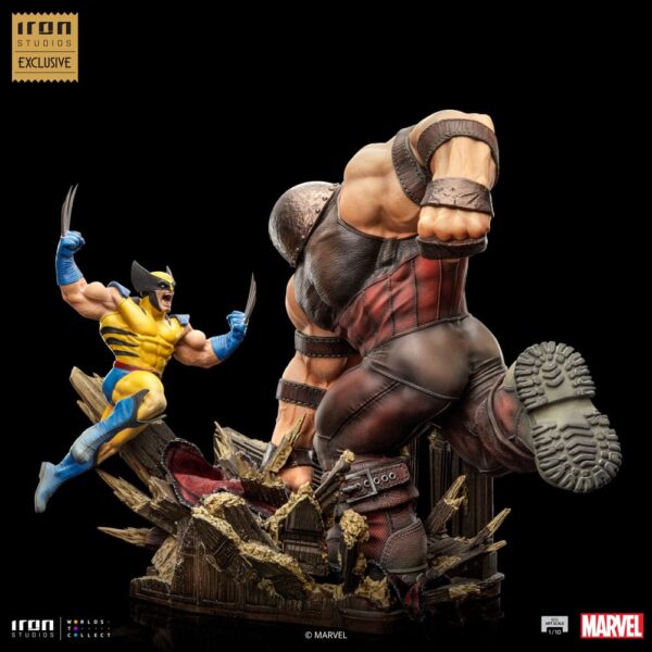 Marvel BDS Art Scale Szobor 1/10 Wolverine vs Juggernaut heo EU Exclusive 30 cm Marvel BDS Art Scale Szobor 1/10 Wolverine vs Juggernaut heo EU Exclusive 30 cm