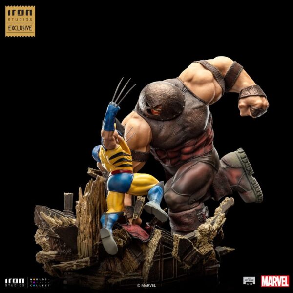 Marvel BDS Art Scale Szobor 1/10 Wolverine vs Juggernaut heo EU Exclusive 30 cm Marvel BDS Art Scale Szobor 1/10 Wolverine vs Juggernaut heo EU Exclusive 30 cm