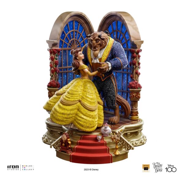 Disney Art Scale Deluxe Szobor 1/10 Beauty and the Beast 29 cm Disney Art Scale Deluxe Szobor 1/10 Beauty and the Beast 29 cm