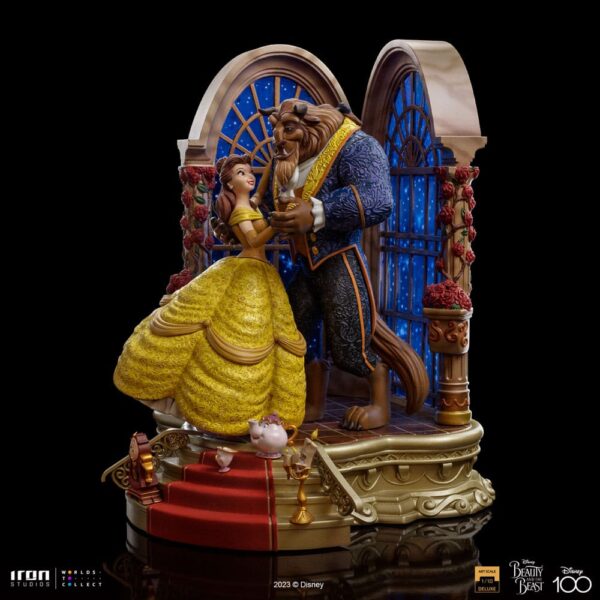 Disney Art Scale Deluxe Szobor 1/10 Beauty and the Beast 29 cm Disney Art Scale Deluxe Szobor 1/10 Beauty and the Beast 29 cm