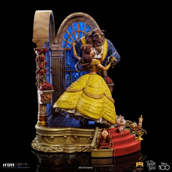 Disney Art Scale Deluxe Szobor 1/10 Beauty and the Beast 29 cm Disney Art Scale Deluxe Szobor 1/10 Beauty and the Beast 29 cm