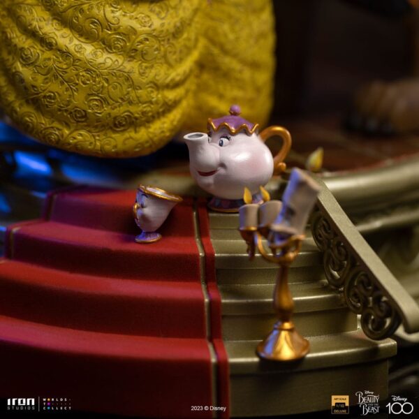 Disney Art Scale Deluxe Szobor 1/10 Beauty and the Beast 29 cm Disney Art Scale Deluxe Szobor 1/10 Beauty and the Beast 29 cm