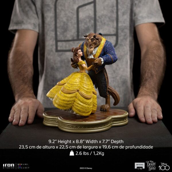 Disney Art Scale Szobor 1/10 Beauty and the Beast 29 cm
