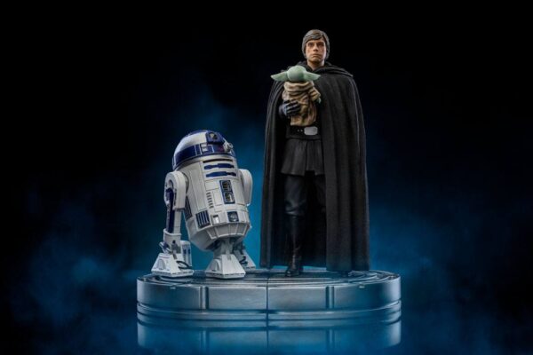Star Wars The Mandalorian Art Scale Szobor 1/10 Luke Skywalker and Grogu 21 cm Star Wars The Mandalorian Art Scale Szobor 1/10 Luke Skywalker and Grogu 21 cm