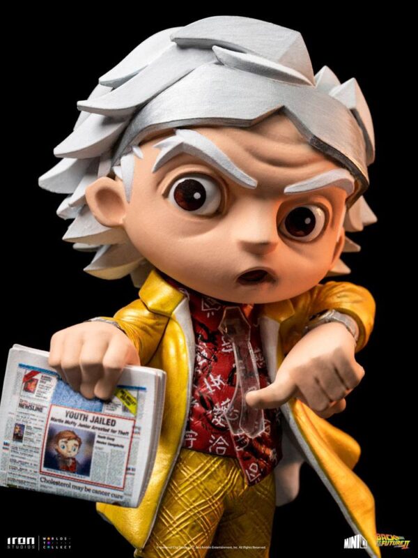 Back to the Future II Mini Co. PVC Figura Doc Brown 15 cm Back to the Future II Mini Co. PVC Figura Doc Brown 15 cm
